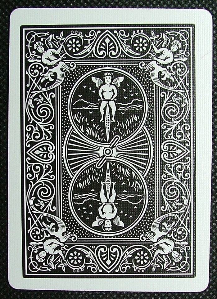 1 x Joker playing card Bicycle 808 Guarantee Black Cincinnati Ohio