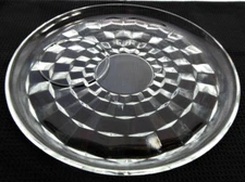 Indiana Colony Glass Clear Whitehall 9" Snack Plate Tray