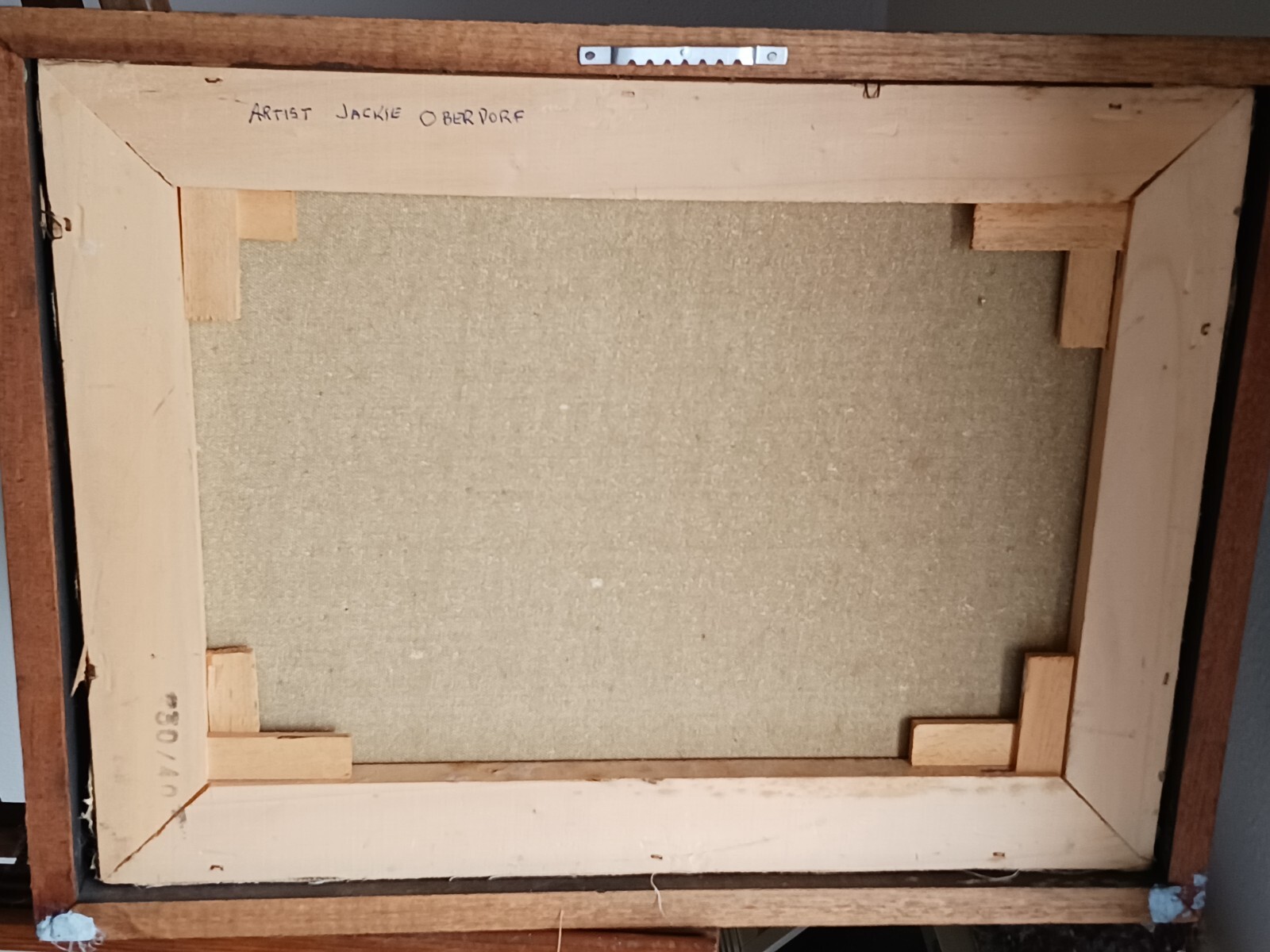 Vintage Signed paintings Italy Greece Mediterranean White Cottages  signed