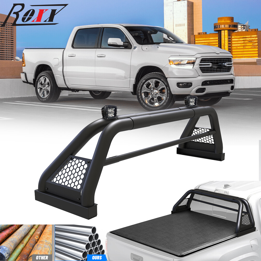 AUTOWIKI Universal Adjustable Truck Bed Chase Roll Bar - Fits S-10, Colorado, Ranger, Tacoma, Gladiator & More