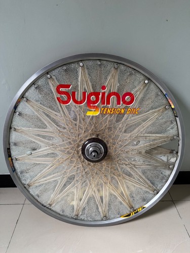 Sugino Tension Disk / Tioga Disk Drive Rear Wheelset Rare Cult Yeti Klein Fat