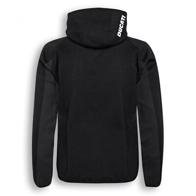 Ducati Reflex Attitude 2.0 Sweat Jacket Sweatshirt Pullover Black