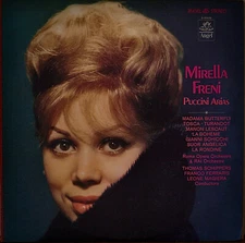 MIRELLA FRENI: Puccini Arias-NM1968LP w/ TEXT INSERT