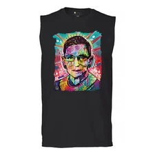 Dean Russo Ruth Bader Ginsburg Muscle Shirt Pop Culture Icon RBG Men's