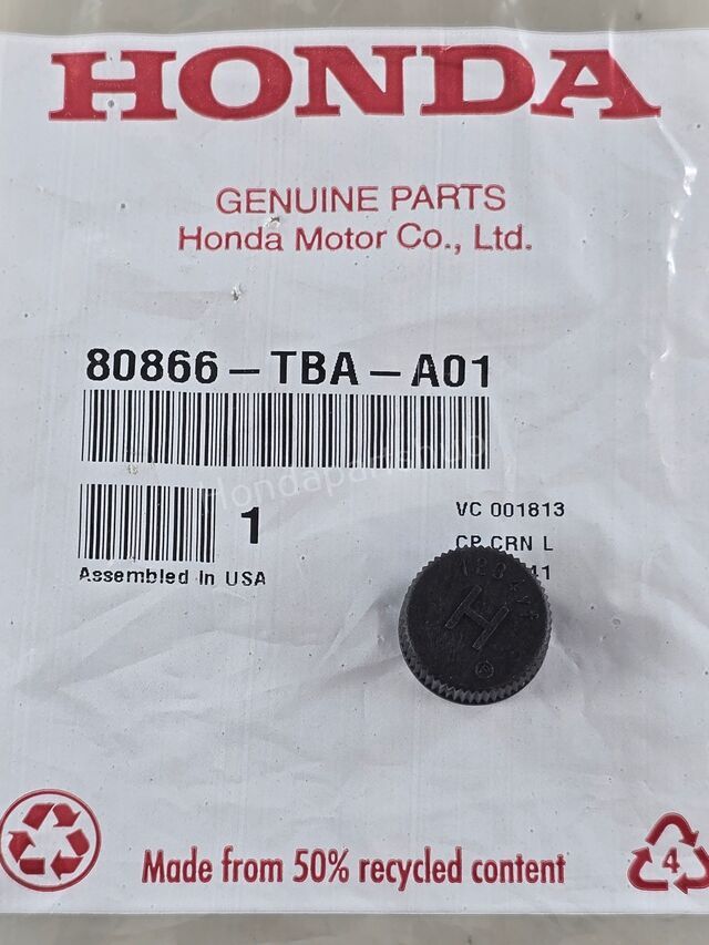 ドライバー Honda A/C High Side line 1234yf Valve Cap (H) (80866-TBA-A01