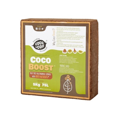 Coco Coir With Npk 5kg 70l Plant Food Coir Compost Slow Release Ebay