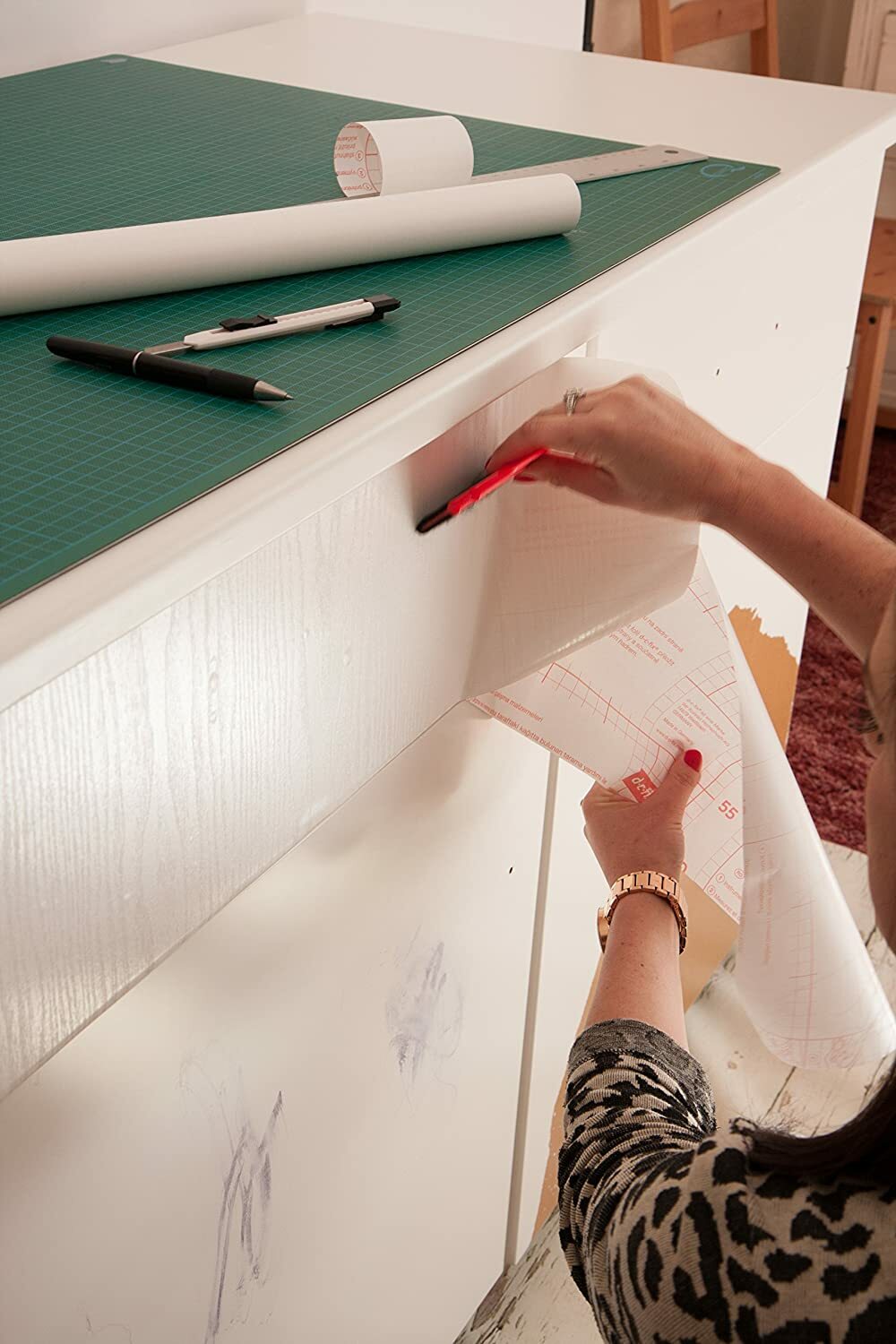 Обезжиривание поверхности двери