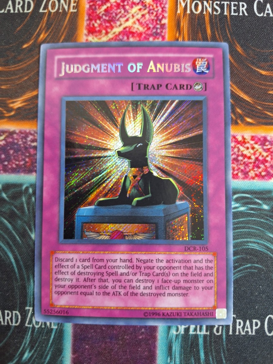 Yu-Gi-Oh! TCG Judgment of Anubis Dark Crisis DCR-105 Secret Rare