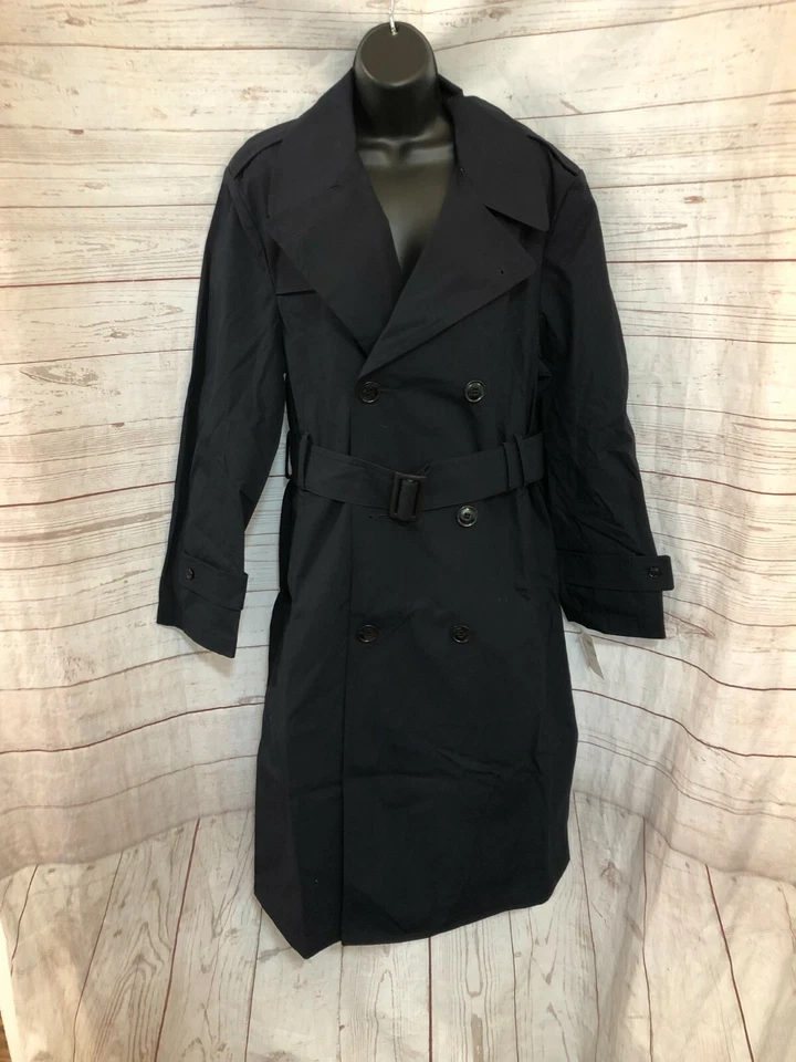 Lote de 2 Chubasqueros Hombre Marlow Blanco Doble Pecho Cinturón Talla 38R Foto 2 de 4