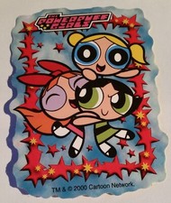 POWERPUFF GIRLS--NEW--Vintage 2000 Prismatic Vending Machine Sticker 209