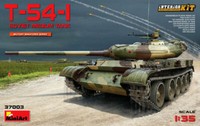 T-54-1 Soviet Mittel Tank W / Interior Kunststoff Kit 1:3 5 Modell Miniart