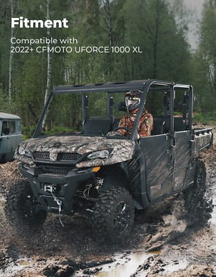 Aluminum Half Door 4Seat For CFMOTO Uforce 1000 XL 2022-2026 #5SYV