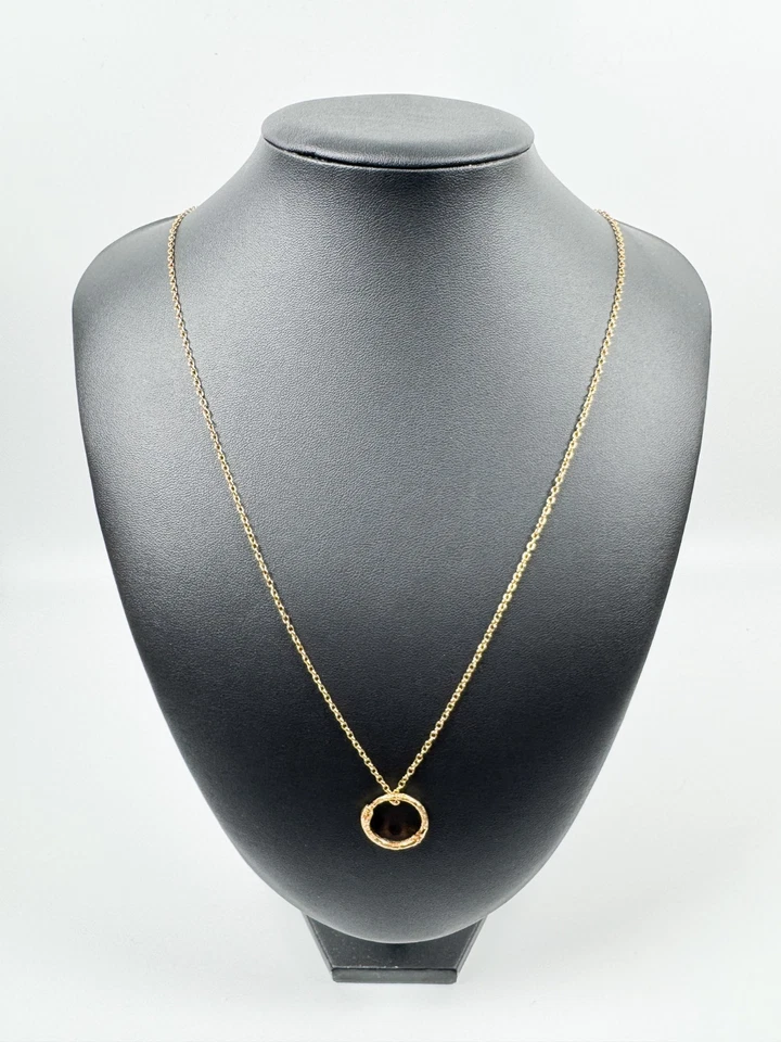 Gucci Ouroboros Serpiente Oro Amarillo 18k 28 pulgadas Cadena Larga Colgante Collar Animal Foto 3 de 4