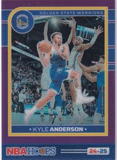 2024-25 HOOPS #44 KYLE ANDERSON PURPLE 224/249- GOLDEN STATE WARRIORS