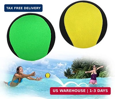 Water Bouncing Ball - 2 Pack Stress Relief Ball for Swimming, Beach & Outdoor Ac