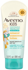 Aveeno Kids Sunscreen Spf 50 Sensitive Skin Mineral Sunscreen 3oz