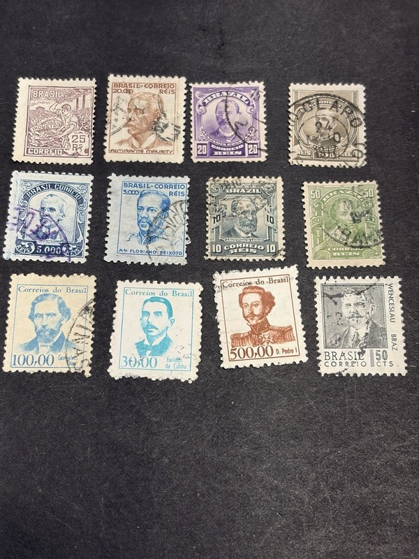 .29₵ Sale Brazil Classic Era Definitive Stamps Lot