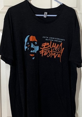 Baton Rouge Blues Festival 2019 Gray T-Shirt! XXL Mavis Staples 25 Anniv. Music