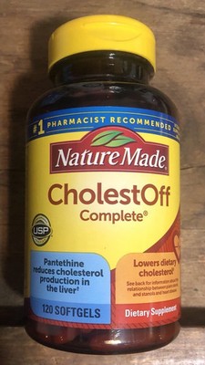 NATURE MADE CholestOFF Complete 120 Softgels Reduces Cholesterol  NEW