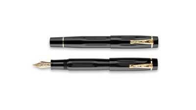 Pluma Estilográfica Delta Bio+16 Negra KP Plumin de acero