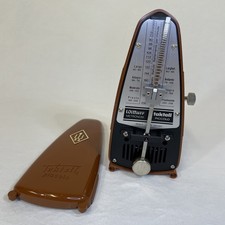 Vintage Wittner Taktell Piccolo Metronome Key Made In West Germany Brown