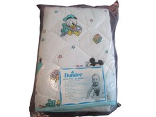 Vintage New Disney Baby Dundee Quilted Blanket Slightly Irregular Nursery Beddin