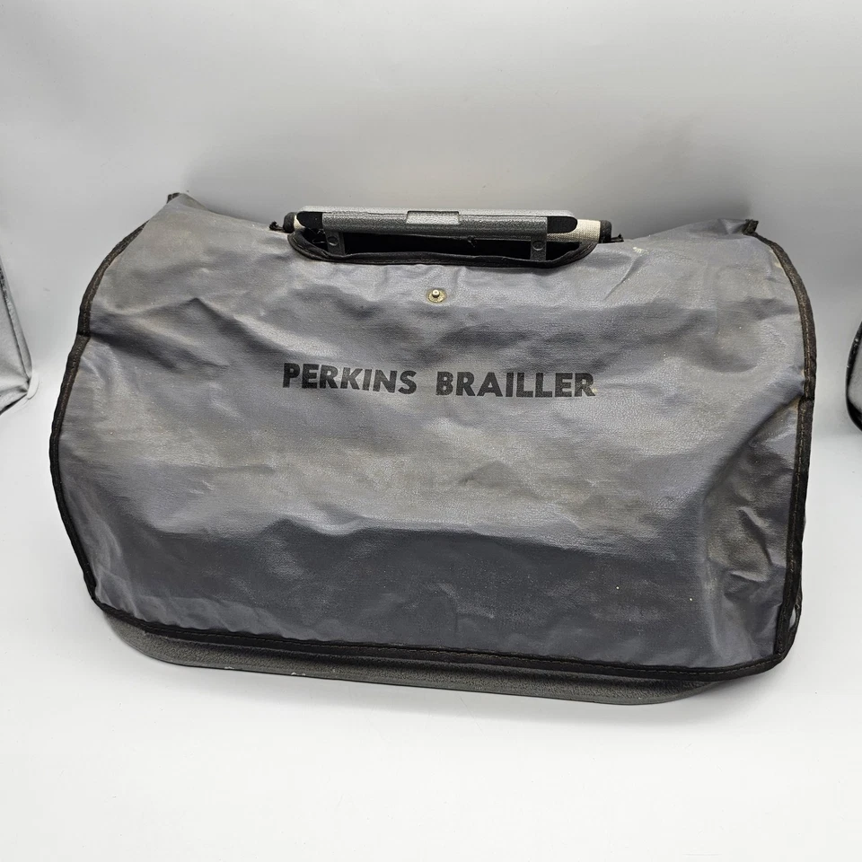 Perkins Brailler David Abraham Howe Press Mechanical Braille Typewriter - Image 2 of 4