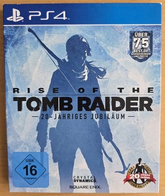 Rise of the Tomb Raider 20-Jähriges Jubiläum PS 4 Pappschuber