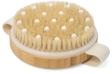 Afrodite Dry Brushing Body Brush Exfoliator Wooden Bath Brush for Cellulite Care