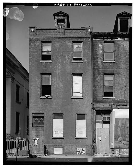 1. EAST ELEVATION - 248 South Eighth Street (House), Philadelphia, Philadelphia
