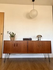 Mid Century G Plan Fresco Teak Sideboard 1960s Red Label Cabinet Nationwide 🚛