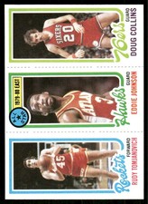 1980-81 Topps Rudy Tomjanovich / Eddie Johnson / Doug Collins #13 / 111 / 179