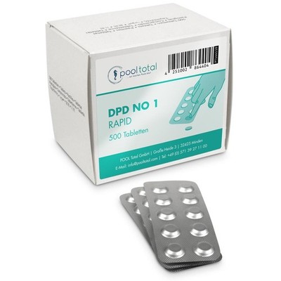 Lovibond DPD 1 Rapid Tabl. 500 Stk. Edition POOL Total für Schwimmbad Spa Chlor