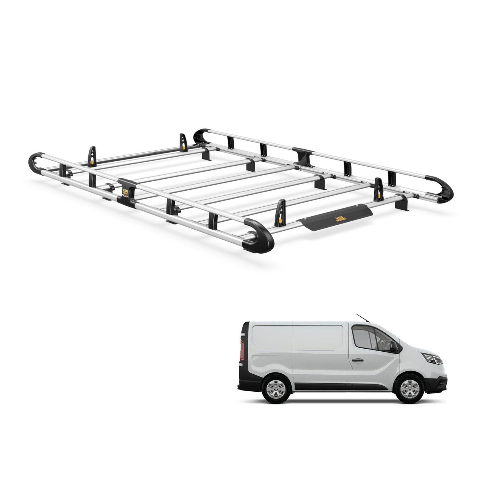 Renault Trafic Roof Rack for 2014+ [L1H1 -Tailgate] Van Guard UltiRack