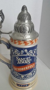 2016 SAMUEL ADAMS Octoberfest Collectible Limited Edition Lidded Stein