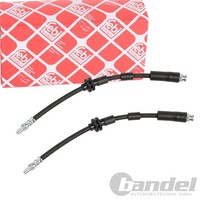 2X Febi Bilstein BremsschlÄUche Vorne Beidseitig Passend FÜR Abarth 500 500C