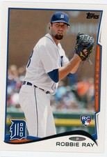 2014 Topps Update  Robbie Ray RC #284 Tigers