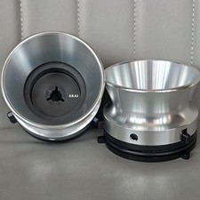 2X 10.5 1/4 Inch silver NAB Hub Adapters For Akai Reel To Reel Tape Recorder