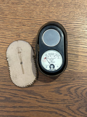 Vintage Weston Electric Sight Light Meter Model 703 Type 3 with Case
