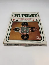 Cadaco Tripoley Board Game Deluxe Edition No 111 Vinyl Mat 1969