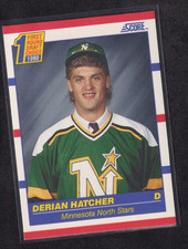 1990-91 Score - First Round Draft Choice Derian Hatcher #430 (RC)