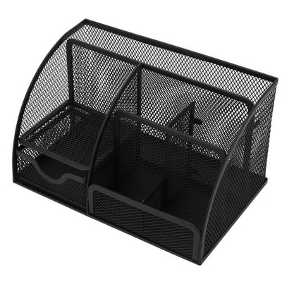 Small Desk Organizer Simple Design Multifunction Sturdy Rustproof Metal Pen SET