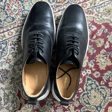 Express Black Leather Lace Up Mens Casual Sne...