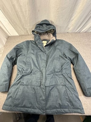 LL Bean Baxter State Parka Jacket Goose Down Coat Full Zip Outdoor XL Blue $350