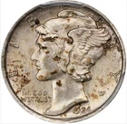 1924 Mercury Dime ~ PCGS MS65FB ~ Full Bands Silver 10c