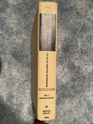 Fundamental Algorithms The Art Of Computer Programming by Knuth, Vol.1 Second Ed