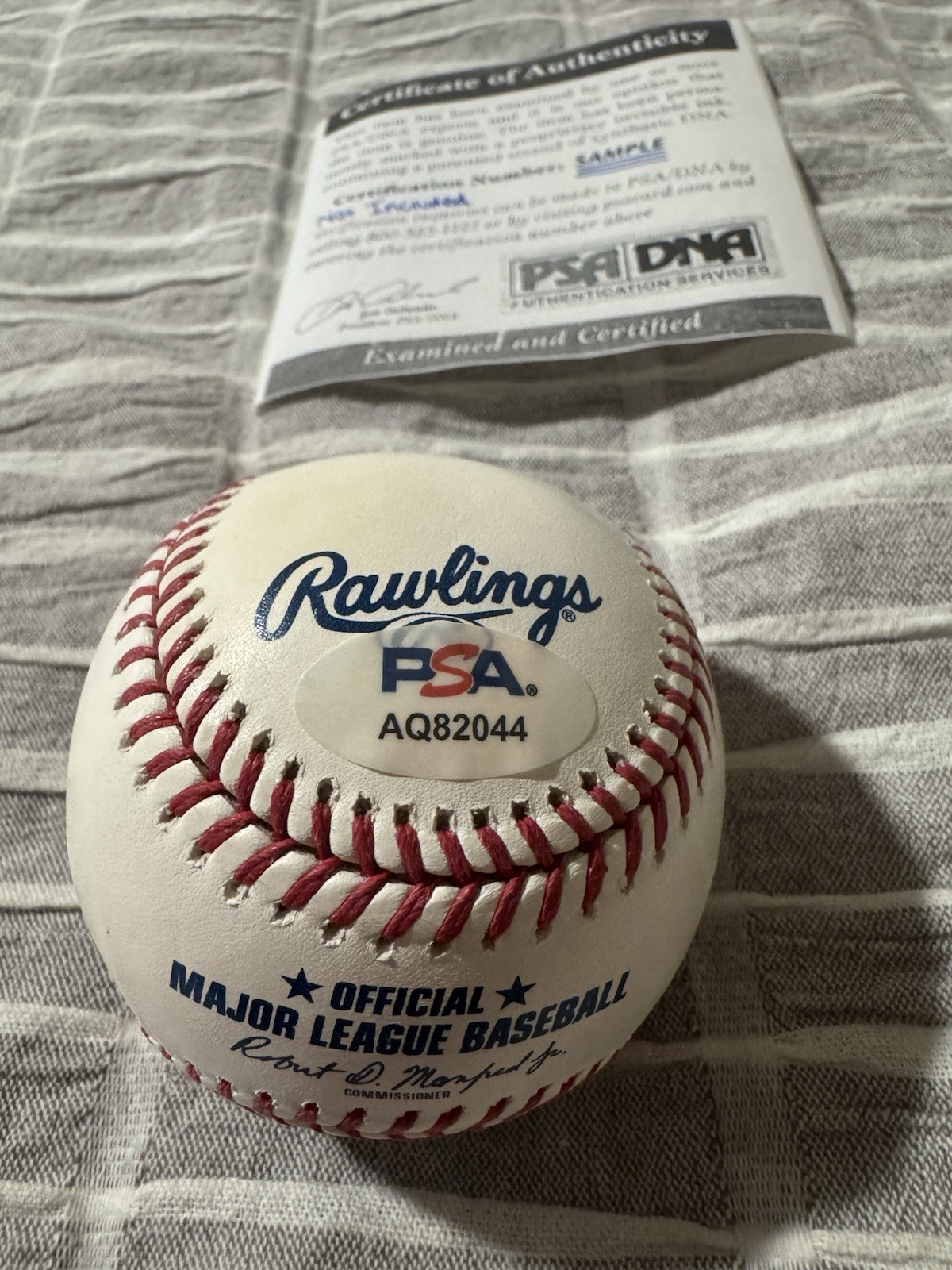 SEONG JUN KIM SIGNED BASEBALL PSA COA AUTHENTIC AUTOGRAPH HANGUL KOREAN RANGERS  view 2