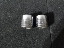 2-Vintage S-K 5/8" Socket #45120--12 Point 3/8" Drive Made In USA (Shallow)
