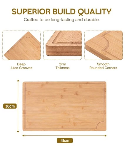 ADOV Bamboo Chopping Board, 41 cm, photo 3