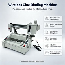 A4 Manual Hot Glue Book Binder 110V Small Man...
